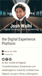Mobile Screenshot of joshwaihi.com